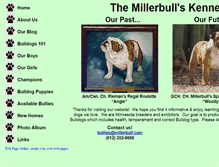 Tablet Screenshot of millerbull.com